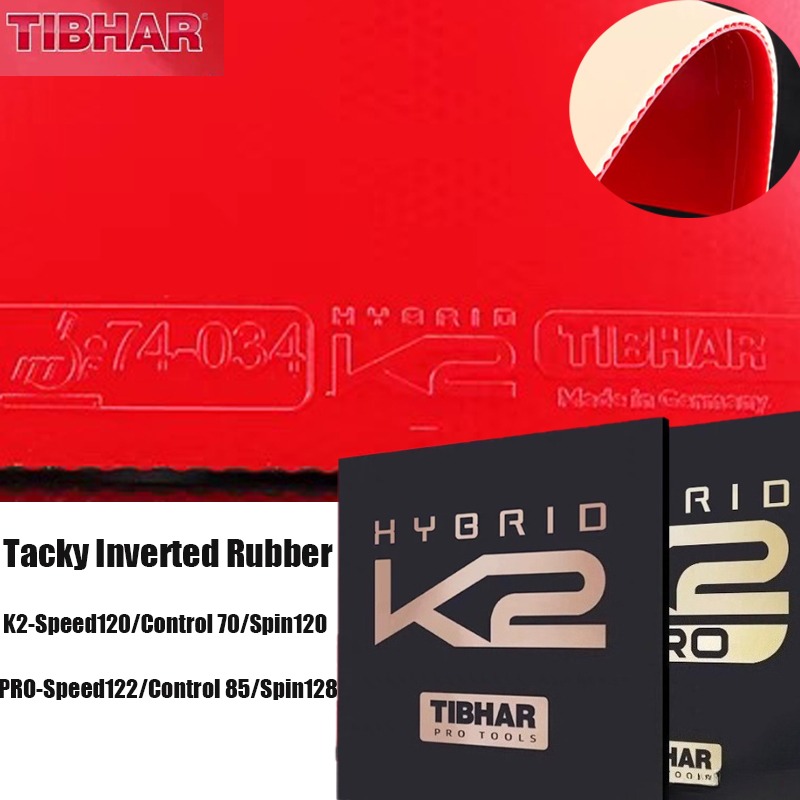 Table Tennis Germany - TIBHAR K2 ドイツ製輸入卓球ラバー シート タッキー インバートラバー