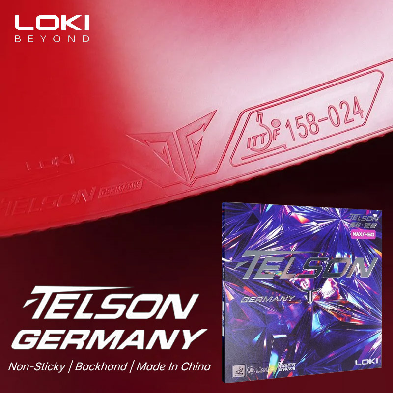 Table Tennis Germany - LOKI TELSON GERMANY 卓球ラバー ノンスティッキー ピンポンラバー