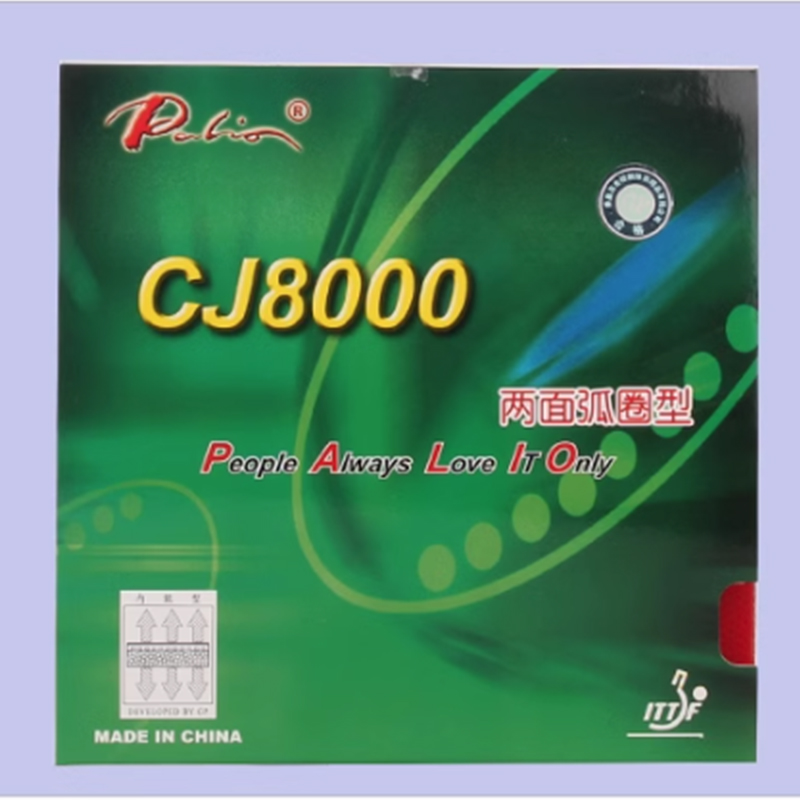 Table Tennis Germany - パリオ CJ8000 ループ両面卓球ラバー ドイツ製テンサー技術搭載粘着性ラバー 卓球ラケット用 ピンポン用