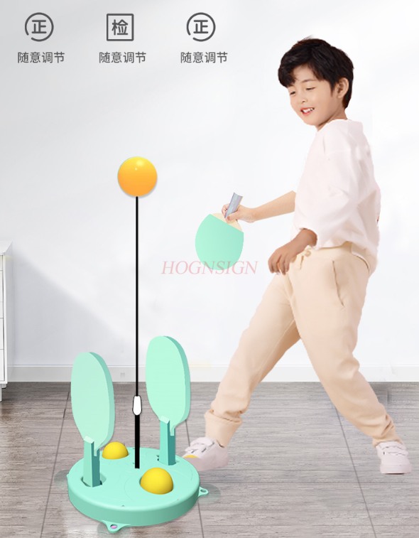 Table Tennis Is Played With A - 子供用近視予防卓球トレーナー屋内シングルおよびダブルプレイセルフトレーニングデバイス視力トレーニングテーブル