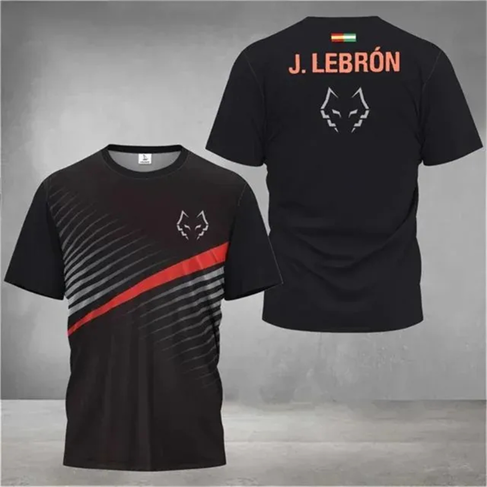 Table Tennis China - 夏の新メンズバドミントンと卓球グラデーションストライププリント通気性ラウンドネック Tシャツアウトドアカジュアルスポーツトップ