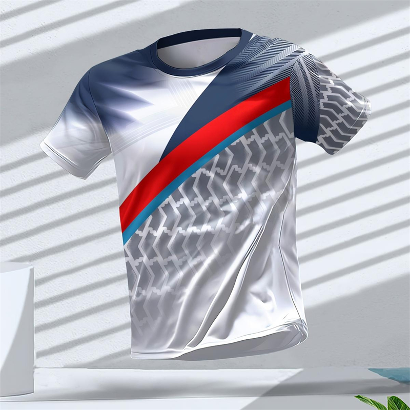 幾何学グラフィック 3D プリントスポーツ Tシャツ夏カジュ - Table Tennis China のレビューと価格