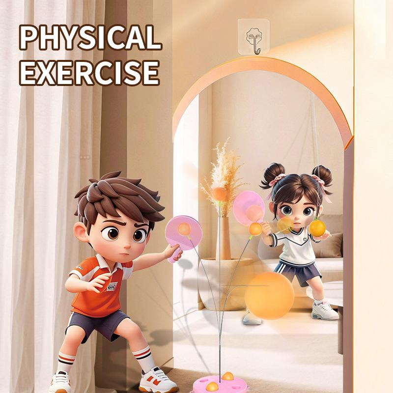 卓球練習器具固定式セルフプレイピンポン二人用トレーニングデバ - Table Tennis Is Played With A のレビューと価格