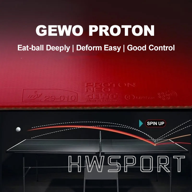 Neo table Tennisラバー、べたつかない舌pin - Table Tennis Germany のレビューと価格