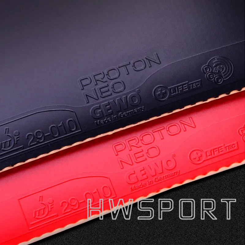 Neo table Tennisラバー、べたつかない舌pin - Table Tennis Germany のレビューと価格