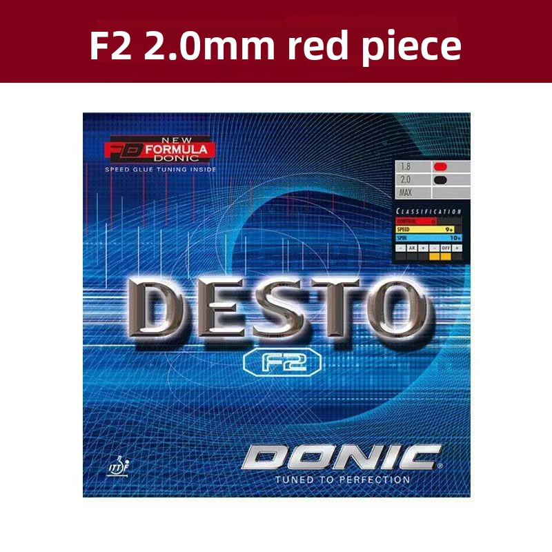ドイツ製の本物のDONICF2卓球ラバー、収斂性スリーブ、リ - Table Tennis Germany のレビューと価格