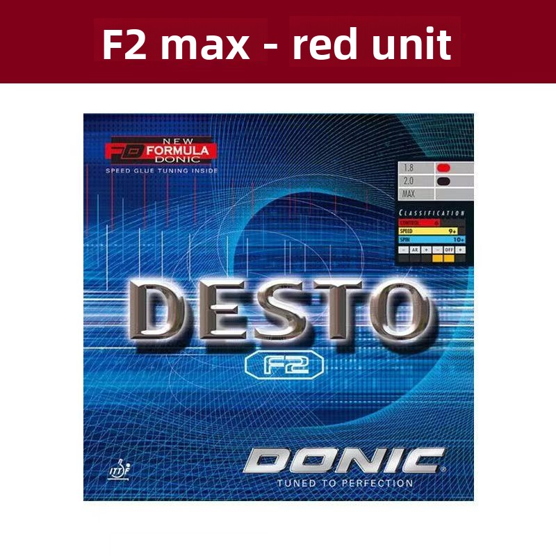 ドイツ製の本物のDONICF2卓球ラバー、収斂性スリーブ、リ - Table Tennis Germany のレビューと価格