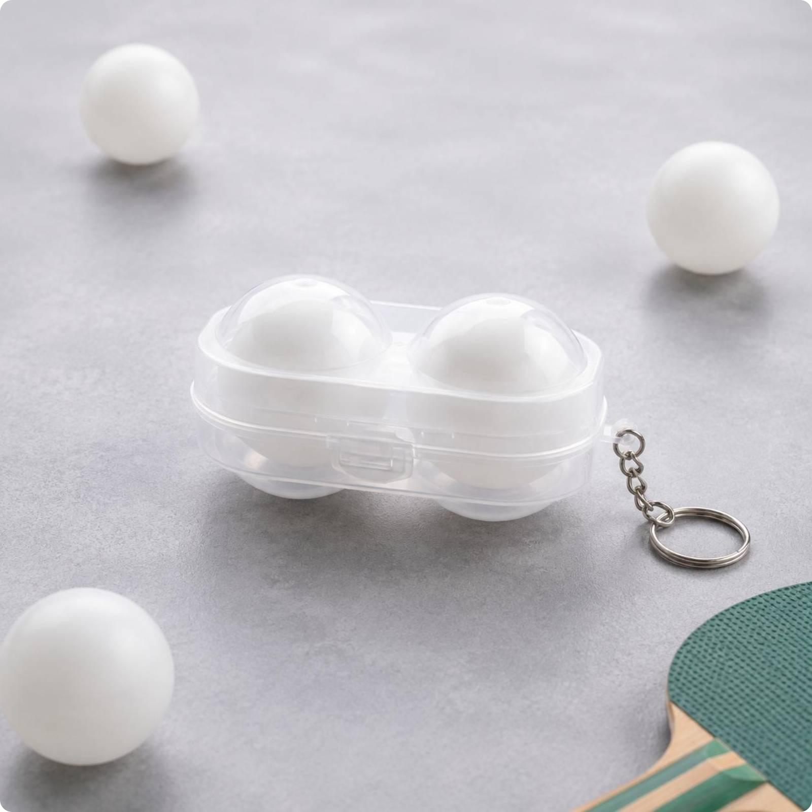 卓球保護ケース 軽量PE製 ダブルスロット 透明コンテナ ポ - Table Tennis Is Played With A のレビューと価格