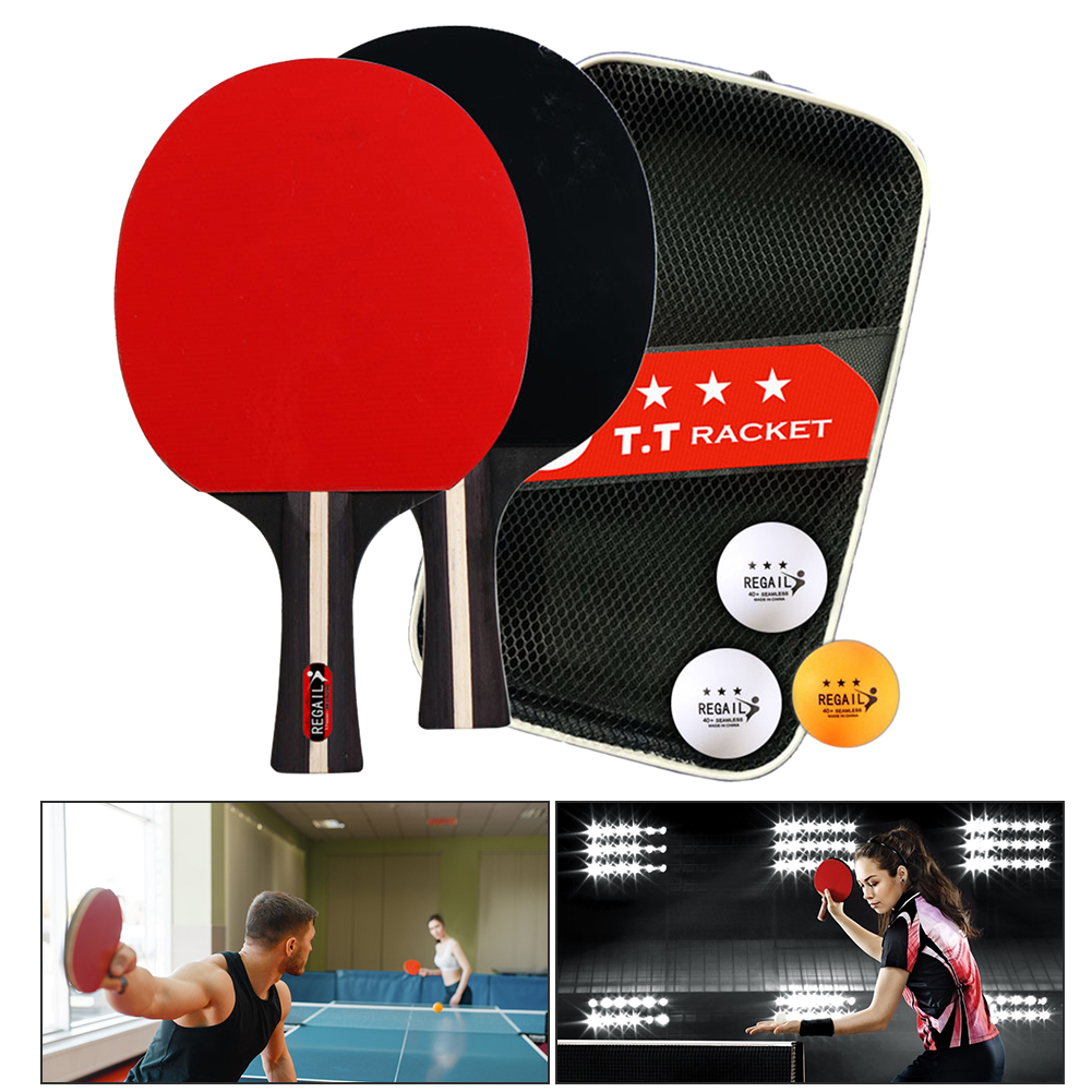 卓球ラケット,バッグ付き,ピンポンラケット,2ラケット,3ボ - Table Tennis Video Game のレビューと価格