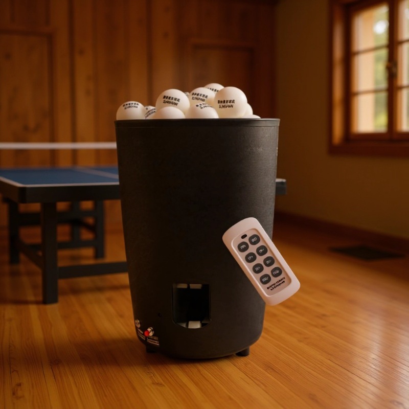 ポータブル卓球ボールマシン 自動充電式ピンポンロボットランチ - Table Tennis Robot のレビューと価格