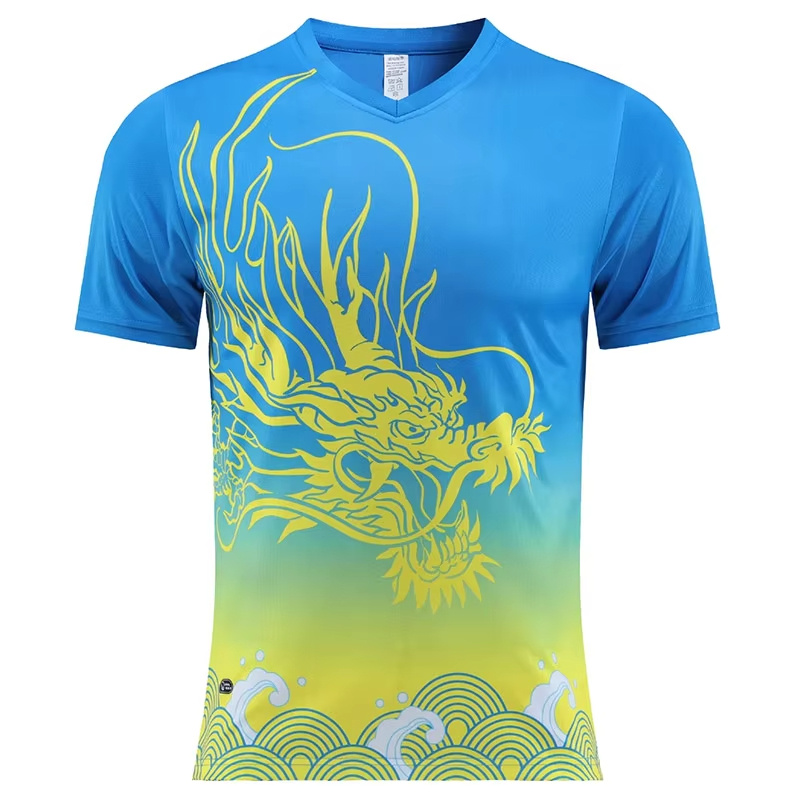 男性と女性のための速乾性卓球Tシャツ,半袖トレーニングトップ - Table Tennis China のレビューと価格