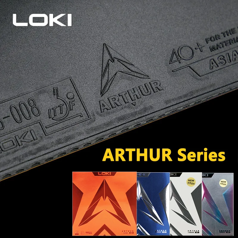 Loki arthur-ハードケーキスポンジを備えた卓球ラバ - Table Tennis China のレビューと価格