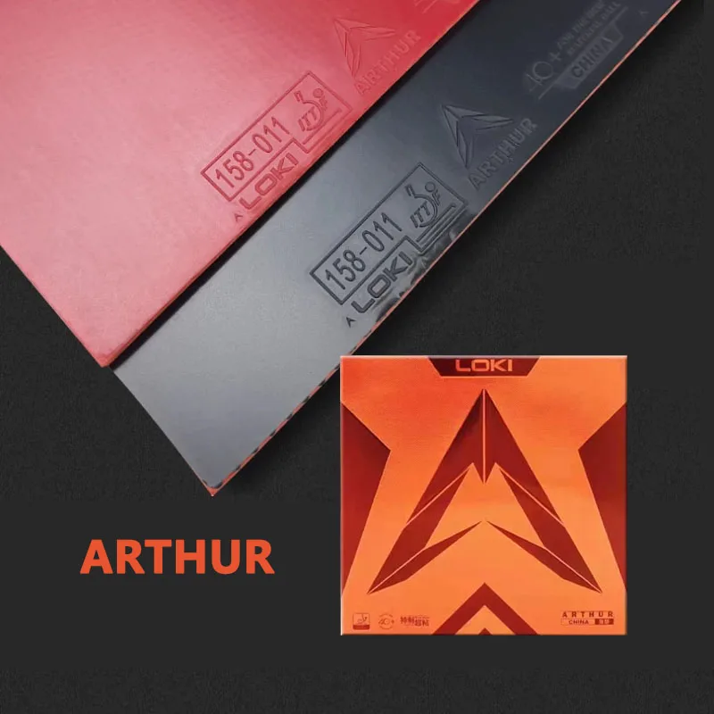 Loki arthur-ハードケーキスポンジを備えた卓球ラバ - Table Tennis China のレビューと価格