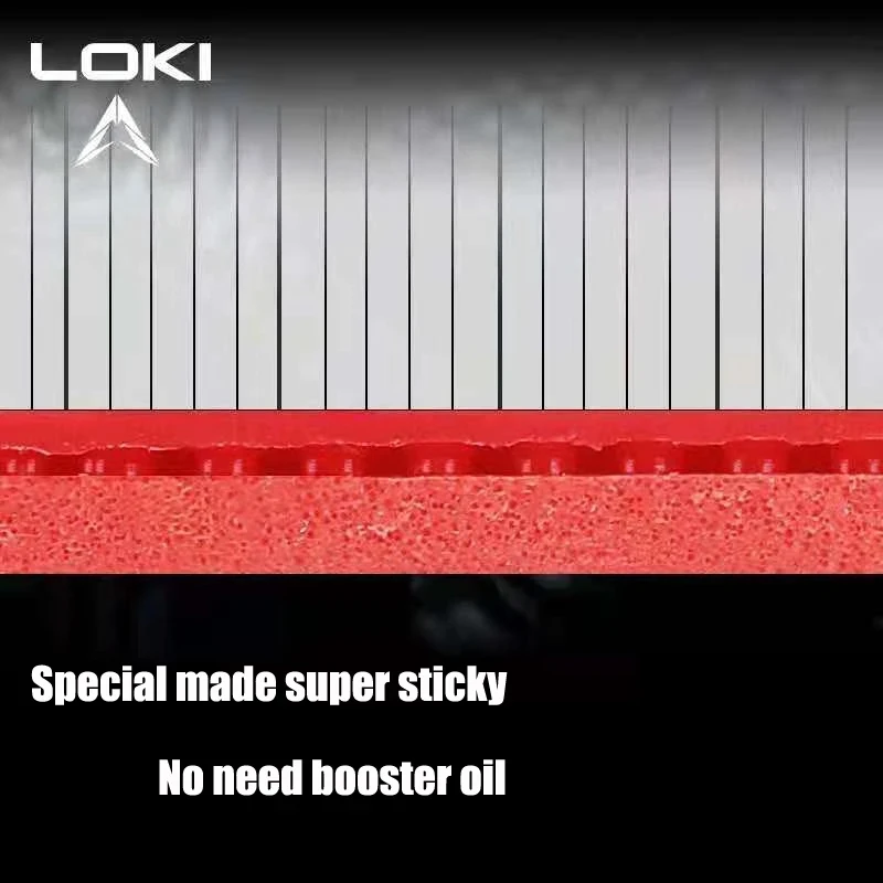 Loki arthur-ハードケーキスポンジを備えた卓球ラバ - Table Tennis China のレビューと価格