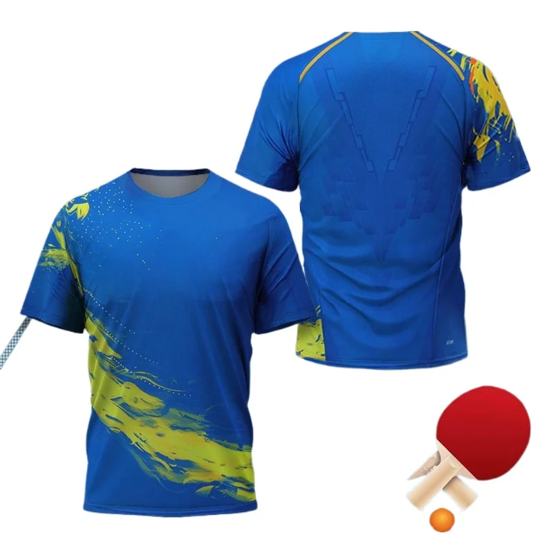 中国ドラゴン卓球グラフィック Tシャツ男性用衣類ファッション - Table Tennis China のレビューと価格