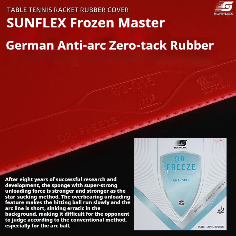サンフレックス ドクターフリーズ アンチアーク卓球ラバー ピ - Table Tennis Germany のレビューと価格