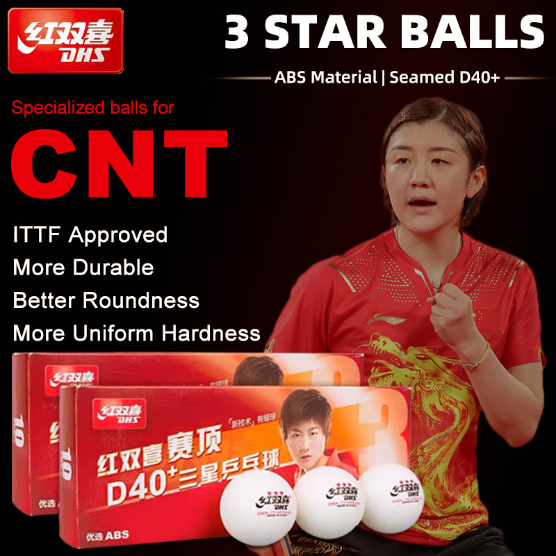 DHS D40+ DJ40+ 卓球ボール 3 スター ABS - Table Tennis Robot のレビューと価格